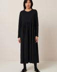 Kowtow Gather Dress Black