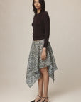Marle Inez Skirt Echo Print
