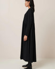 Kowtow Gather Dress Black