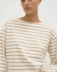 Assembly Label Bonne Long Sleeve Stripe Tee Tan