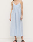 Assembly Label Ainslee Midi Dress Blue Check