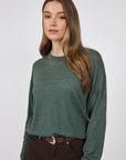 Marlow Alto Merino Crew Forest