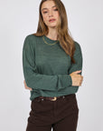 Marlow Alto Merino Crew Forest