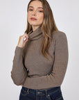 Marlow Alto Merino Roll Neck Mushroom