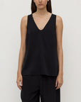 Assembly Label Amaris Silk Tank Black