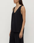 Assembly Label Amaris Silk Tank Black