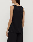 Assembly Label Amaris Silk Tank Black