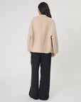 Marlow Annex Wool Bomber Jacket Walnut Marle