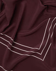 Assembly Label Silk Square Scarf Merlot