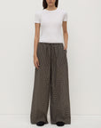 Assembly Label Harriet Check Pant Brown Black