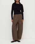 Assembly Label Jasmine Cotton Adjustable Barrel Pant Military