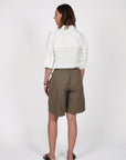 Marlow Axis Longline Shorts Olive