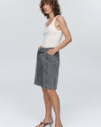 Marle Belted Jean Short Stone