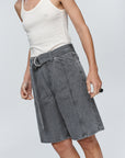 Marle Belted Jean Short Stone