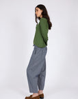 Marlow Beam Barrel Pant Ink Stripe