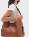 Assembly Label Bridie Leather Shopper Tan
