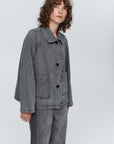 Marle Pea Jacket Stone