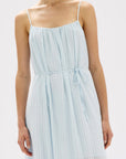 Assembly Label Cammy Stripe Maxi Dress Blue Haze