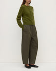 Assembly Label Carina Merino Wool Long SLeeve Cardigan Grove