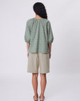 Marlow Cascade Blouse Meadow Floral Print