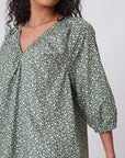 Marlow Cascade Blouse Meadow Floral Print