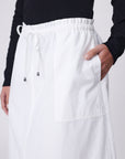 Marlow Cascade Skirt Chalk