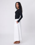 Marlow Cascade Skirt Chalk
