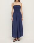 Assembly Label Connie Shirred Dress Imperial Blue