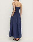 Assembly Label Connie Shirred Dress Imperial Blue