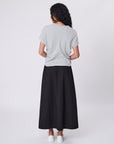 Marlow Converge Tee Charcoal Stripe