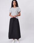 Marlow Converge Tee Charcoal Stripe