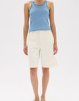 Assembly Label Drew Rib Tank Bahama White Stripe