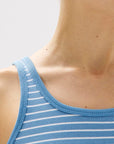 Assembly Label Drew Rib Tank Bahama White Stripe