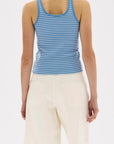 Assembly Label Drew Rib Tank Bahama White Stripe