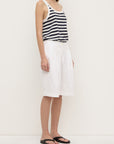 Assembly Label Ellen Cotton Twill Short White