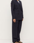 Assembly Label Ellen Twill Blazer Dark Navy