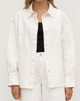 Assembly Label Emilia Denim Overshirt Vintage White