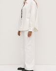 Assembly Label Emilia Denim Overshirt Vintage White