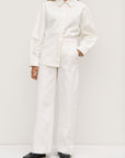 Assembly Label Emilia Denim Overshirt Vintage White