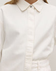 Assembly Label Emilia Denim Overshirt Vintage White