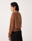 Francie Anni Cardigan Brown Sugar