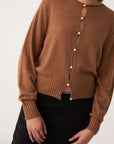 Francie Anni Cardigan Brown Sugar