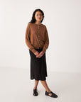 Francie Anni Cardigan Brown Sugar
