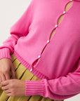 Francie Anni Cardigan Rose Pink