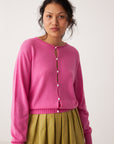 Francie Anni Cardigan Rose Pink
