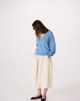 Francie Locket Knit Celeste Blue