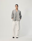 Gregory Sion Blouse Grey Mini Check