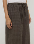 Assembly Label Harriet Check Pant Brown Black