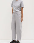 Assembly Label High Rise Barrel Leg Jean Grey