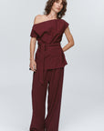 Marle Jude Top Pomegranate